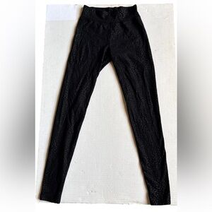 City Streets Black Animal Cotton Blend Leggings size XS
